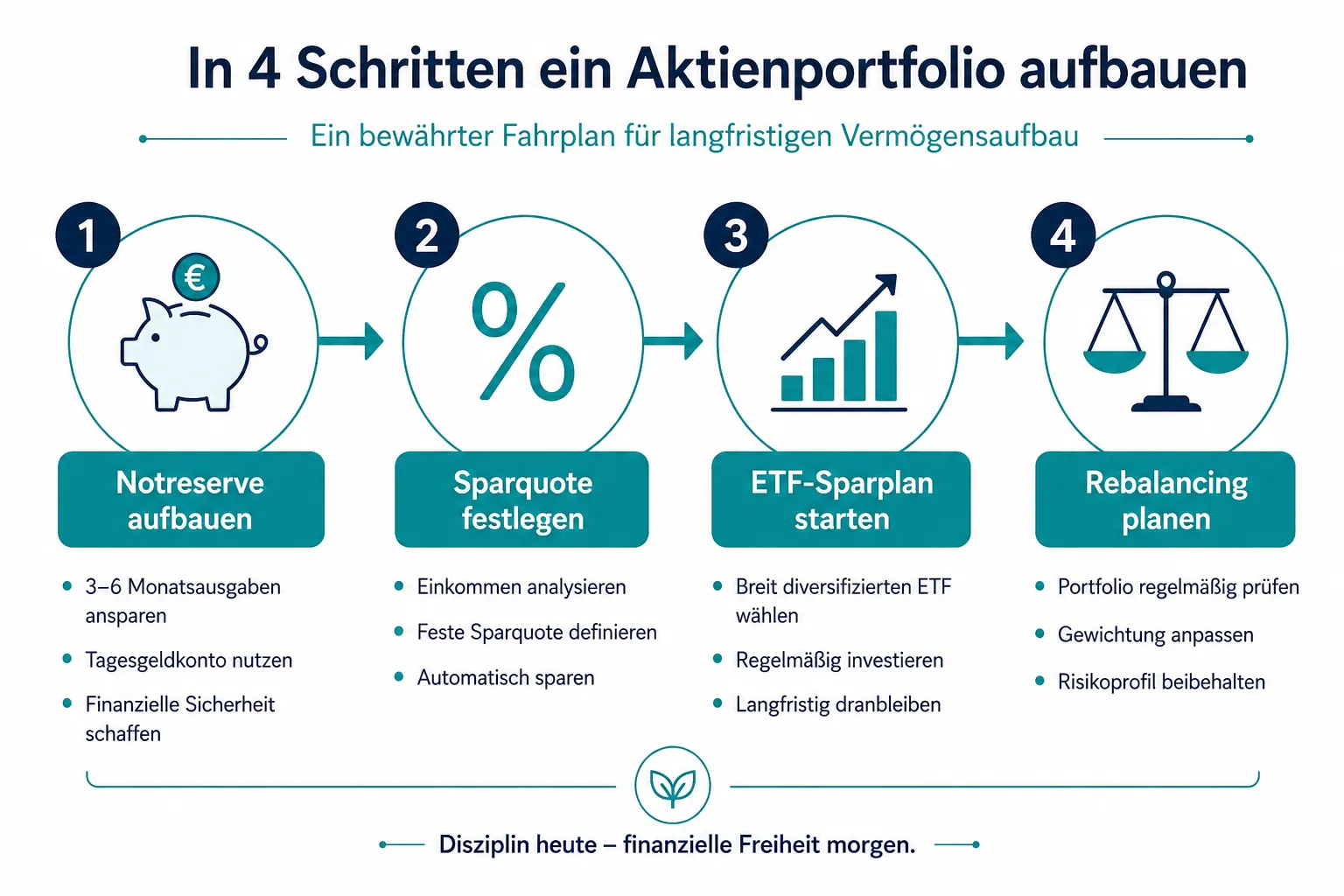 Aktienportfolio aufbauen als Anfänger: Wie viel Geld brauche ich?
