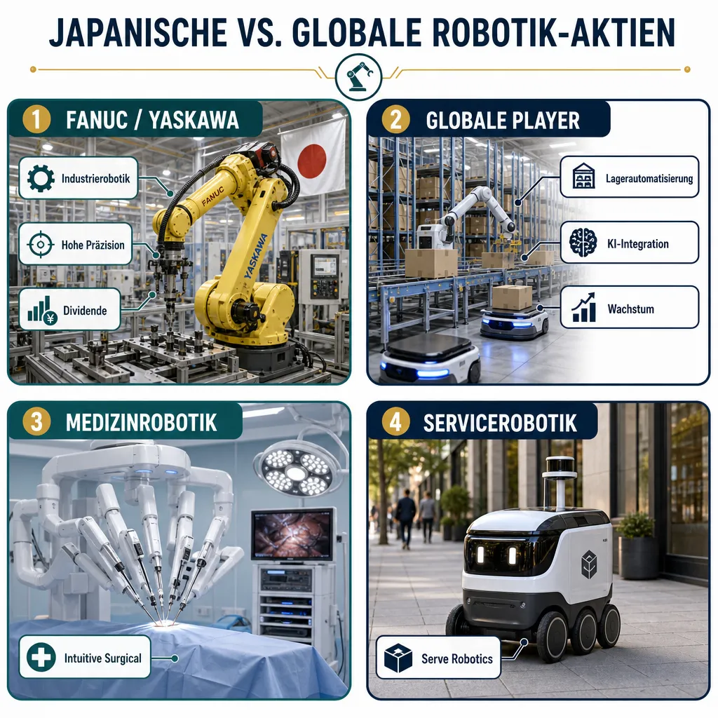 Beste japanische Robotik-Aktien 2026 im Überblick