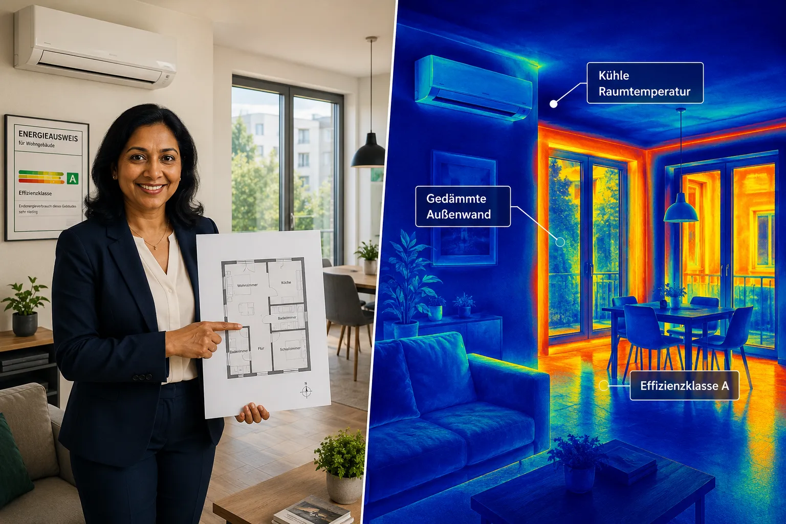 Energieeffiziente Immobilien vs. normale Immobilien verkaufen