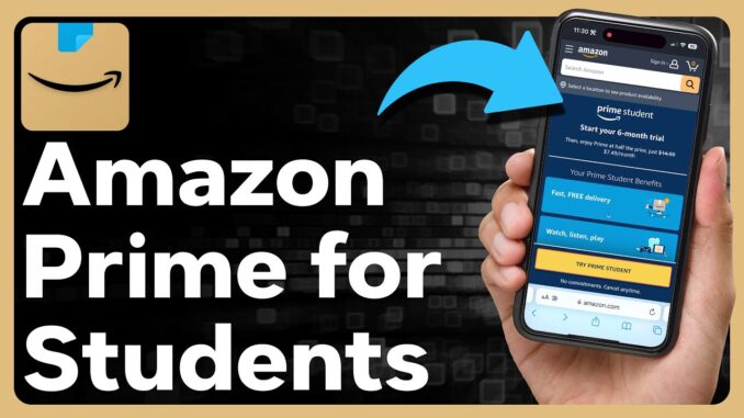 how to get amazon prime student