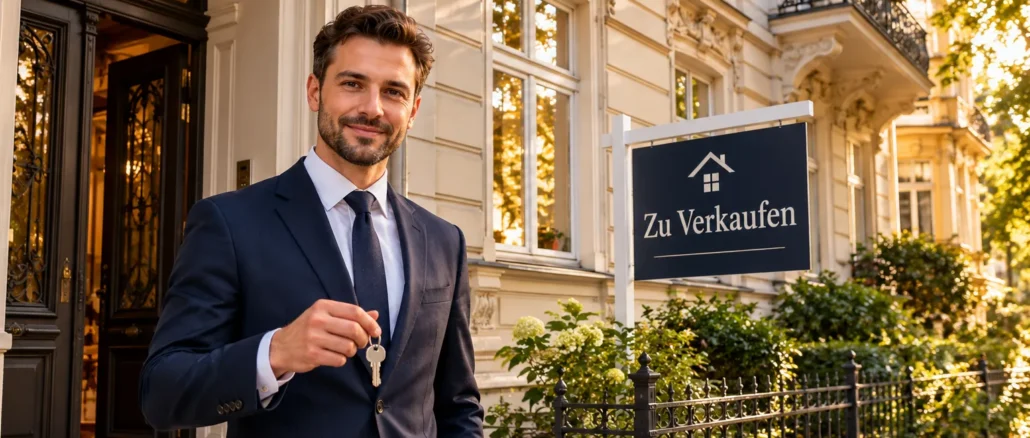 Immobilie verkaufen Ablauf: Von der Maklerbeauftragung bis zur Schlüsselübergabe
