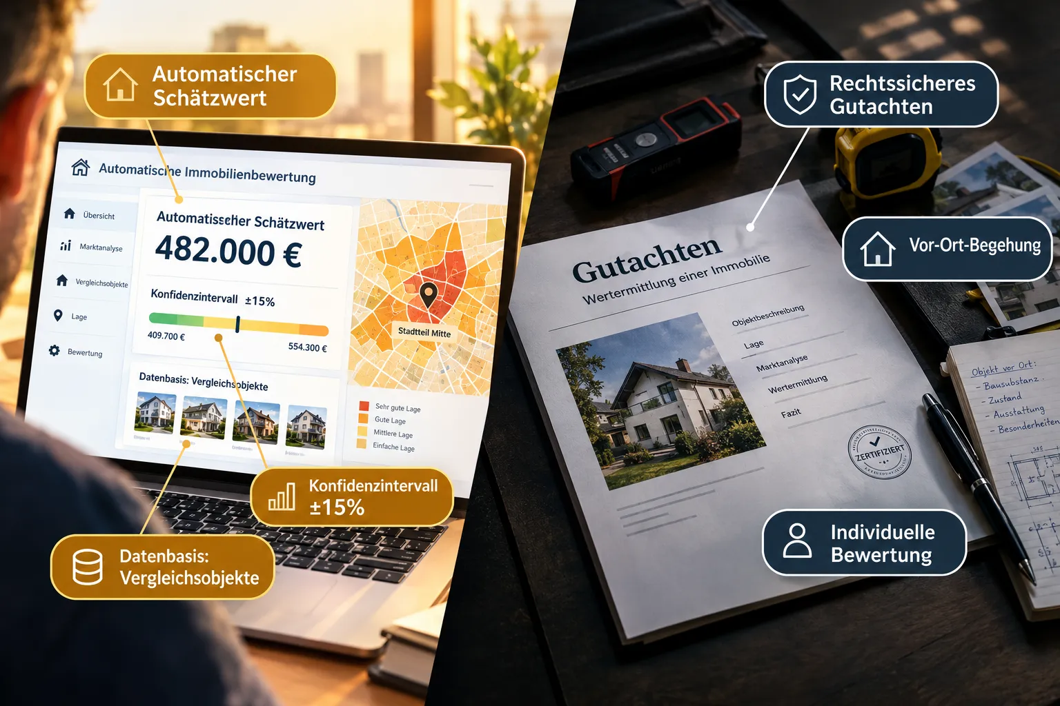 Kann man sich auf automatische Immobilienbewertungen verlassen?