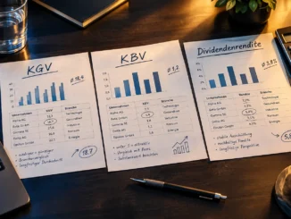 KGV, KBV und Dividendenrendite erklärt: Welche Aktienkennzahl beantwortet welche Frage?