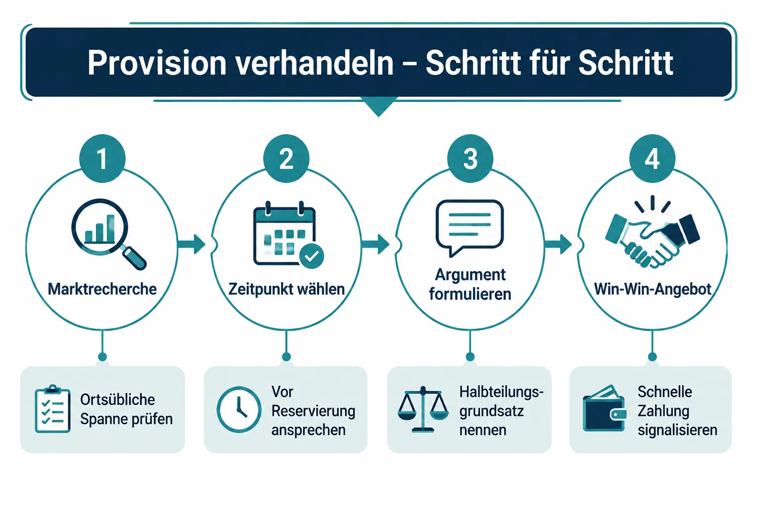 Makler Provision verhandeln: Konkrete Strategien für Käufer und Verkäufer ohne verbrannte Brücken 1 Makler Provision verhandeln als Käufer: Tipps und Tricks