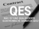 Was ist eine qualifizierte elektronische Signatur (QES)?