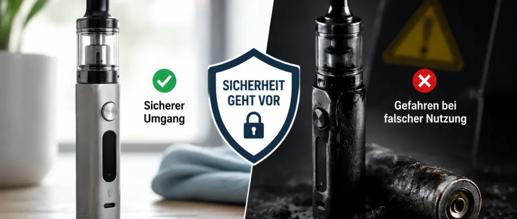 Sicherheit geht vor: Der richtige Umgang mit Vapes