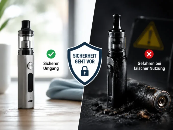 Sicherheit geht vor: Der richtige Umgang mit Vapes