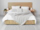 stilvolles schlafzimmer bett