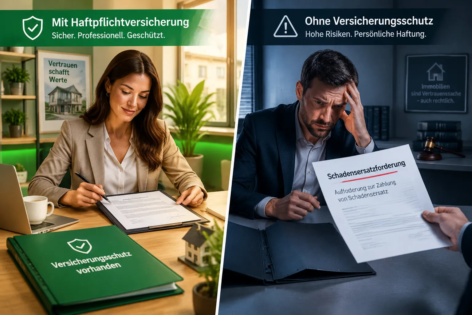 Immobilienmakler Haftung und Versicherung: Welche Policen Sie wirklich brauchen und wann Sie persönlich haften 2 Wann hafte ich als Makler persönlich für Schäden?