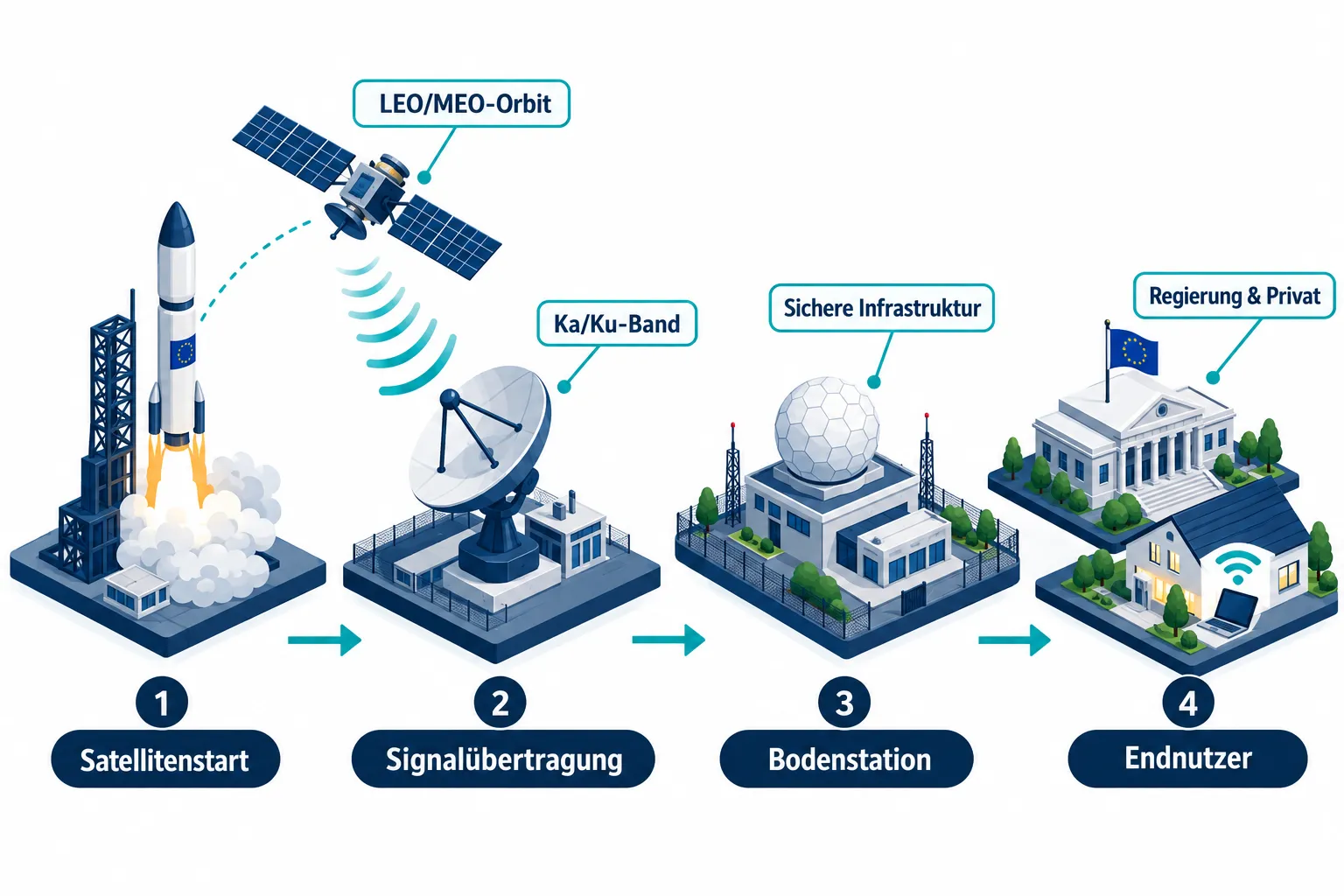 Was ist das EU-Satellitennetz IRIS² und wie funktioniert es?