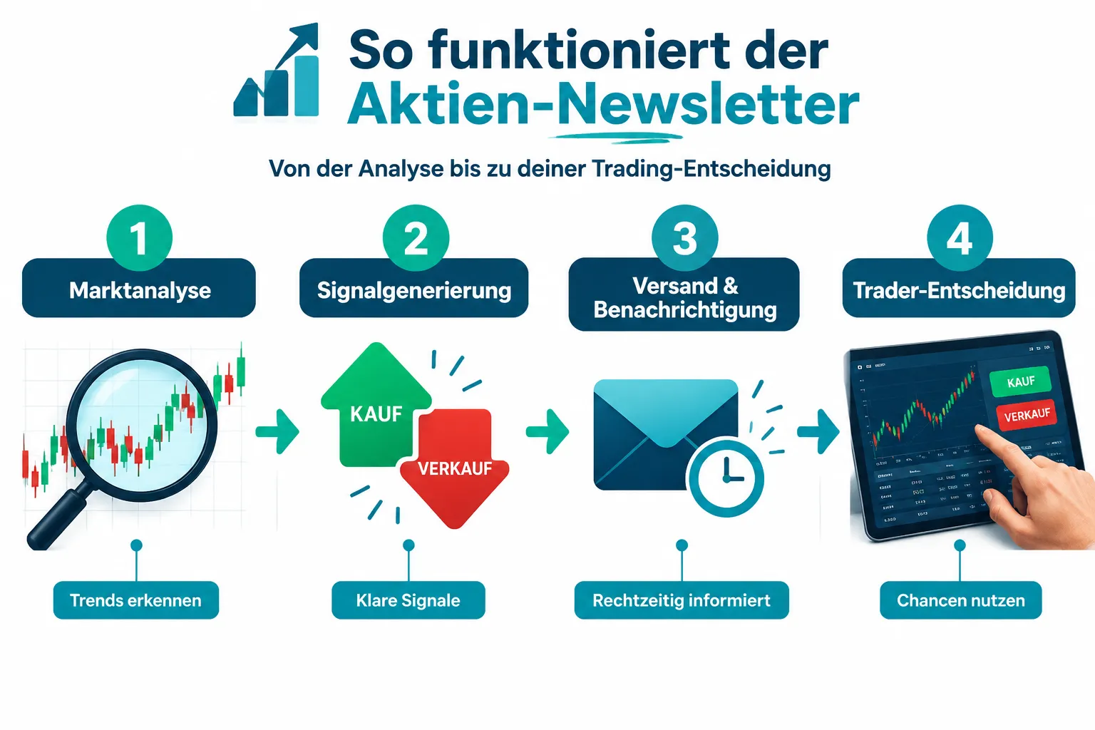 Beste Aktien-Newsletter für Trader: Kurzfristige Signale, Analysen und Risiko-Hinweise im Vergleich 1 Was ist ein Aktien-Newsletter und wie funktioniert er?