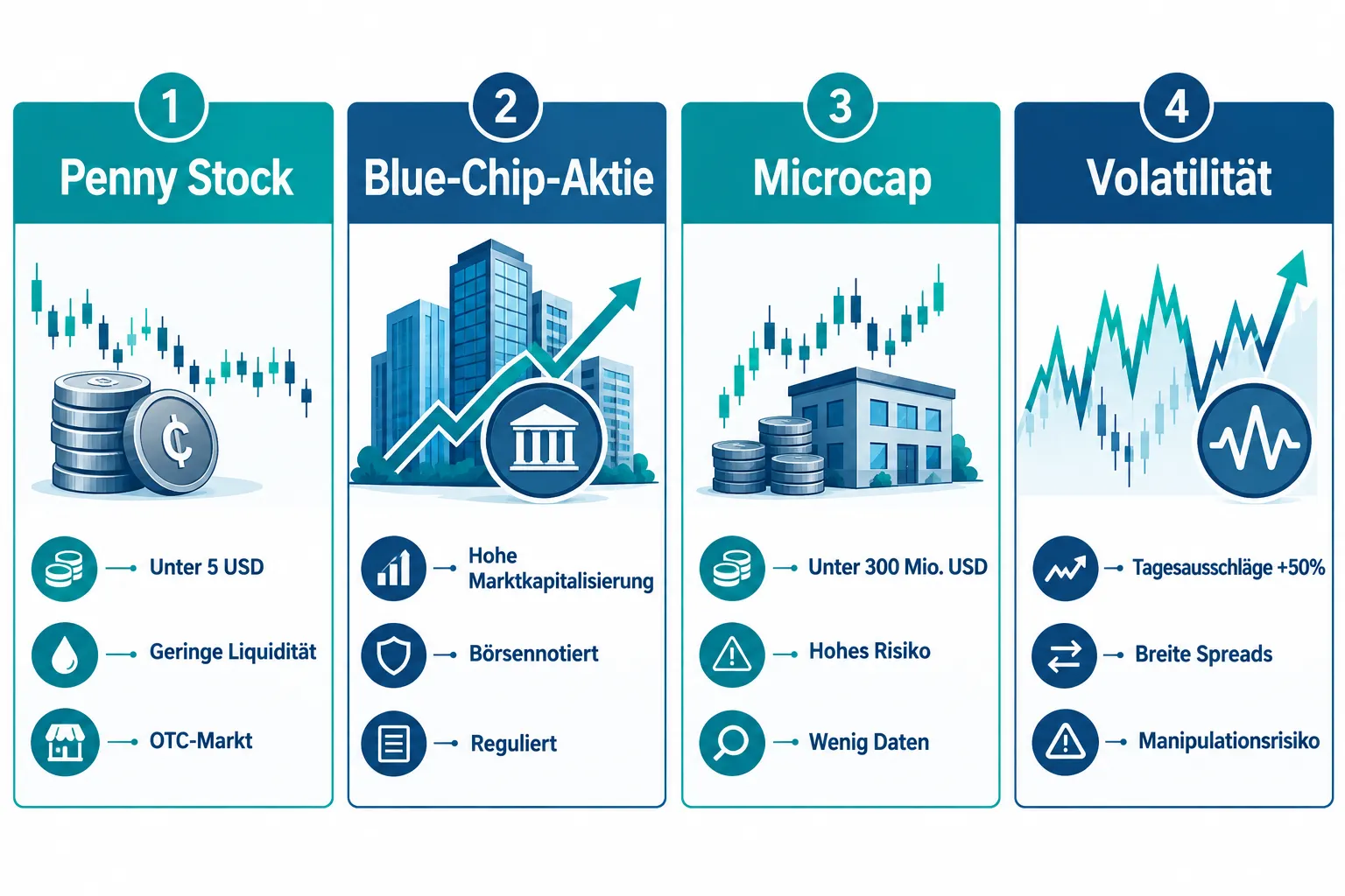 Penny Stocks vs. etablierte Aktien: Realistisches Risiko-Rendite-Verhältnis und wie man häufige Fallen vermeidet 1 Was ist ein Penny Stock genau?
