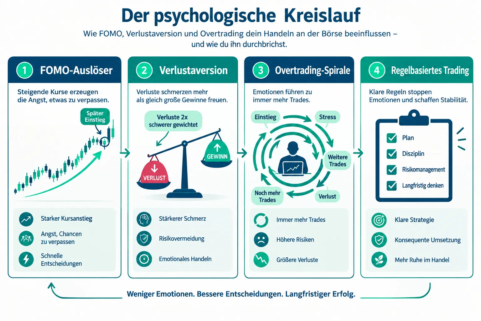 Aktienhandel-Psychologie: FOMO, Verlustaversion und Overtrading systematisch vermeiden 1 Was ist FOMO beim Aktienhandel und wie wirkt es sich aus?