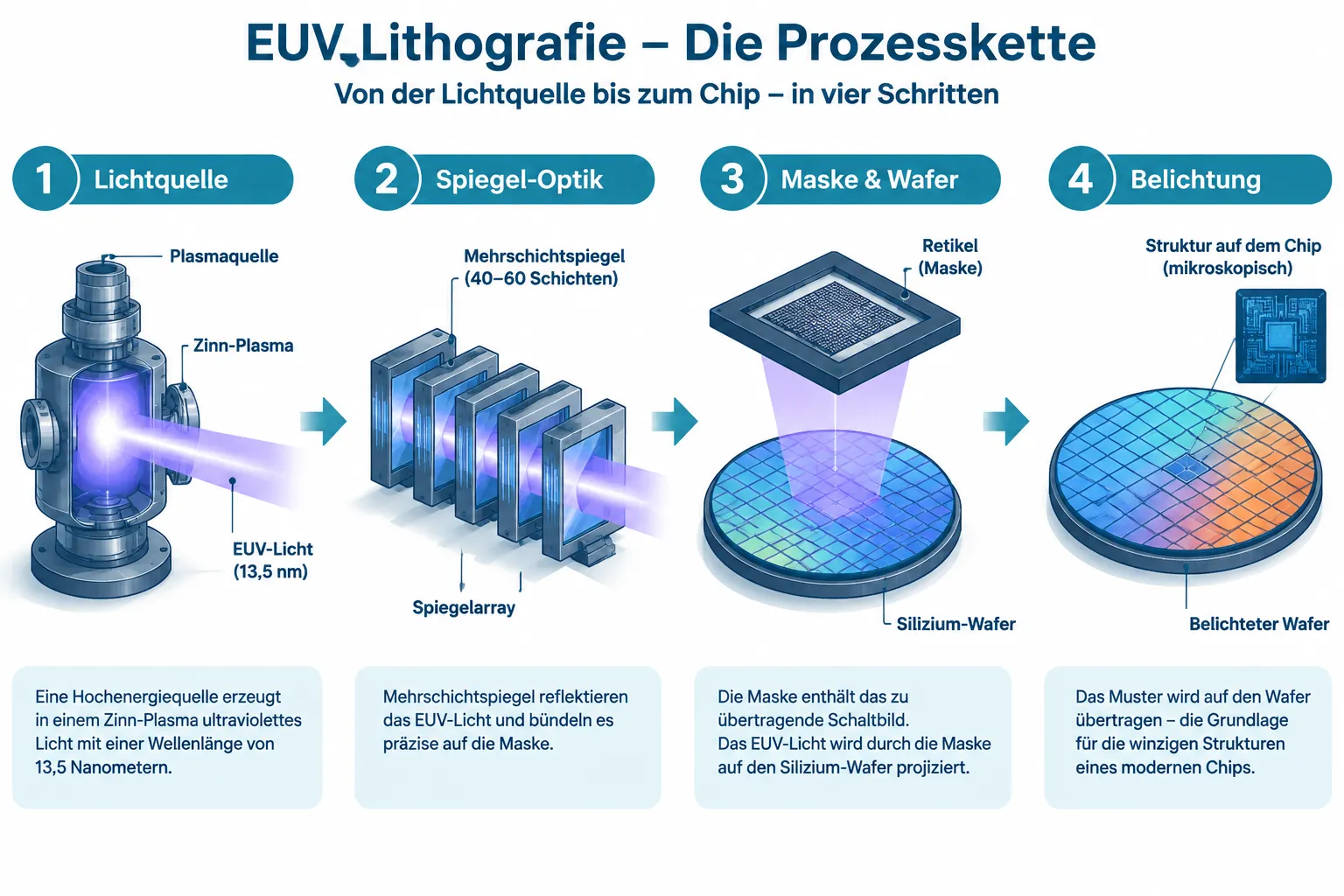 ASML-Aktie und europäische Halbleiter-Ausrüster: Profiteure der Chipindustrie-Expansion 1 Was macht ASML und warum ist das Unternehmen für die Chipfertigung so wichtig?