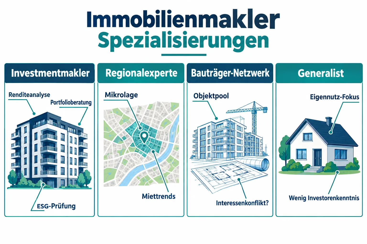 Beste Immobilienmakler für Kapitalanlagen: Kriterien, Vergleich und typische Fehler von Anlegern 1 Was macht einen guten Immobilienmakler für Kapitalanlagen aus?
