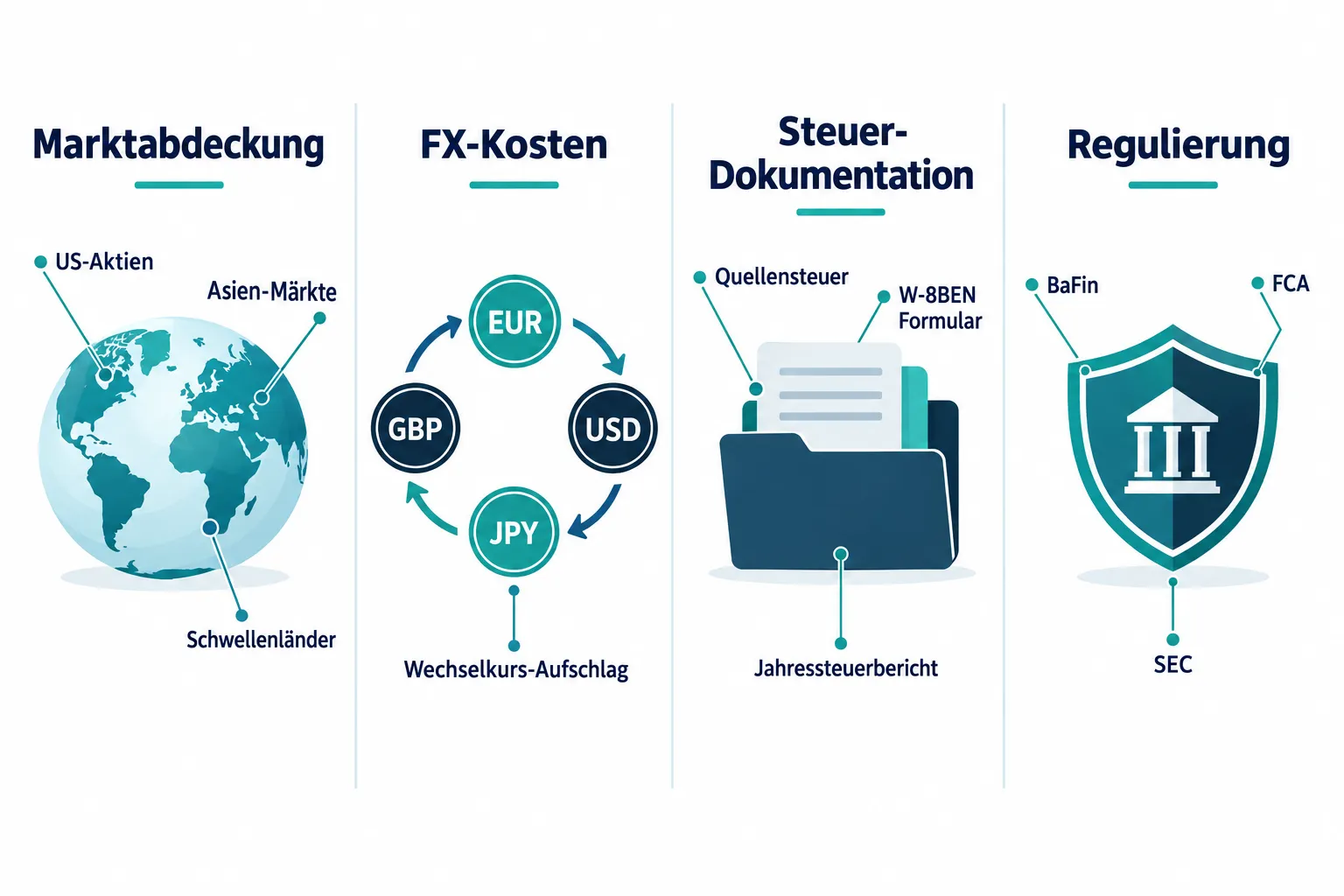 Die besten internationalen Broker-Konten für grenzüberschreitende Anleger 2026: Gebühren, Steuern und FX-Kosten im Vergleich 1 Was macht einen guten internationalen Broker fur grenzuberschreitende Anleger aus?