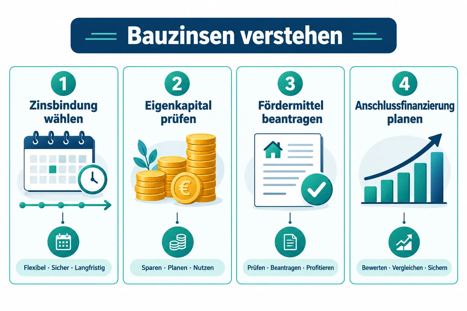 Bauzinsen 2024/2025: Wie Immobilienmakler Käufer bei unsicherer Finanzierung professionell beraten 1 Was sind Bauzinsen und wie funktionieren sie?