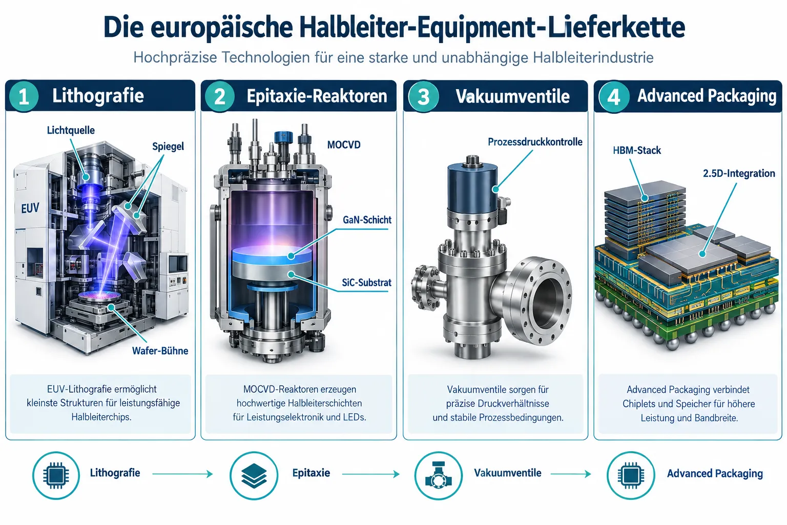 Europäische Halbleiter-Ausrüster: Welche Maschinenbauer von größeren Chips profitieren 1 Was sind europäische Halbleiter-Ausrüster?