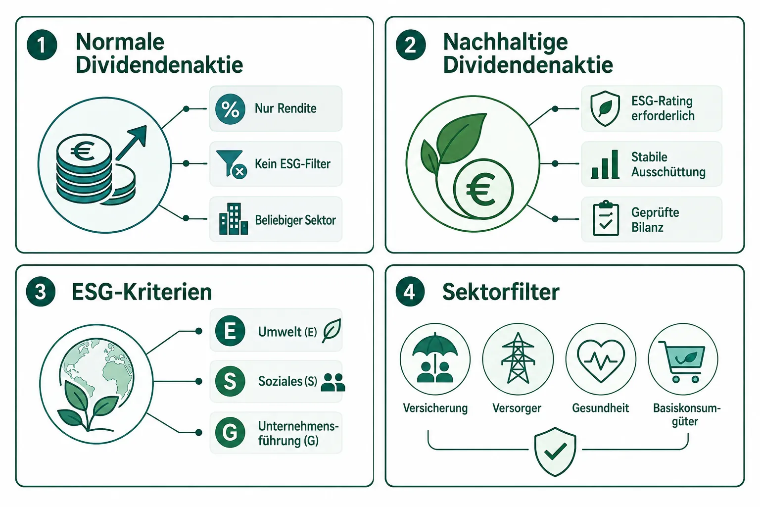 Nachhaltige Dividendenaktien aus Europa: Langfristiges Einkommen mit ESG-Fokus aufbauen 1 Was sind nachhaltige Dividendenaktien und wie funktionieren sie