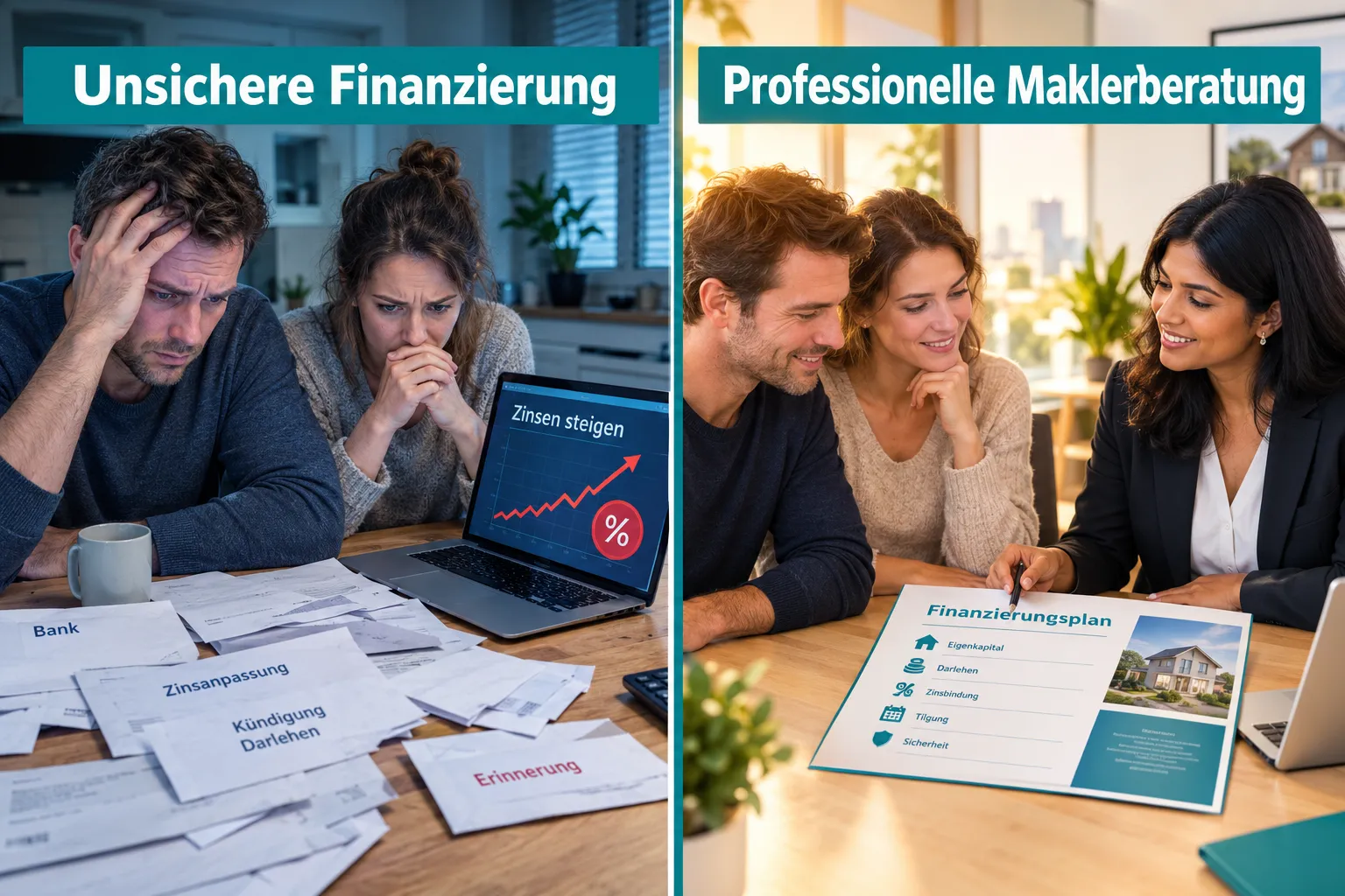 Bauzinsen 2024/2025: Wie Immobilienmakler Käufer bei unsicherer Finanzierung professionell beraten 2 Was sollten Immobilienmakler Käufern bei unsicherer Finanzierung konkret sagen?