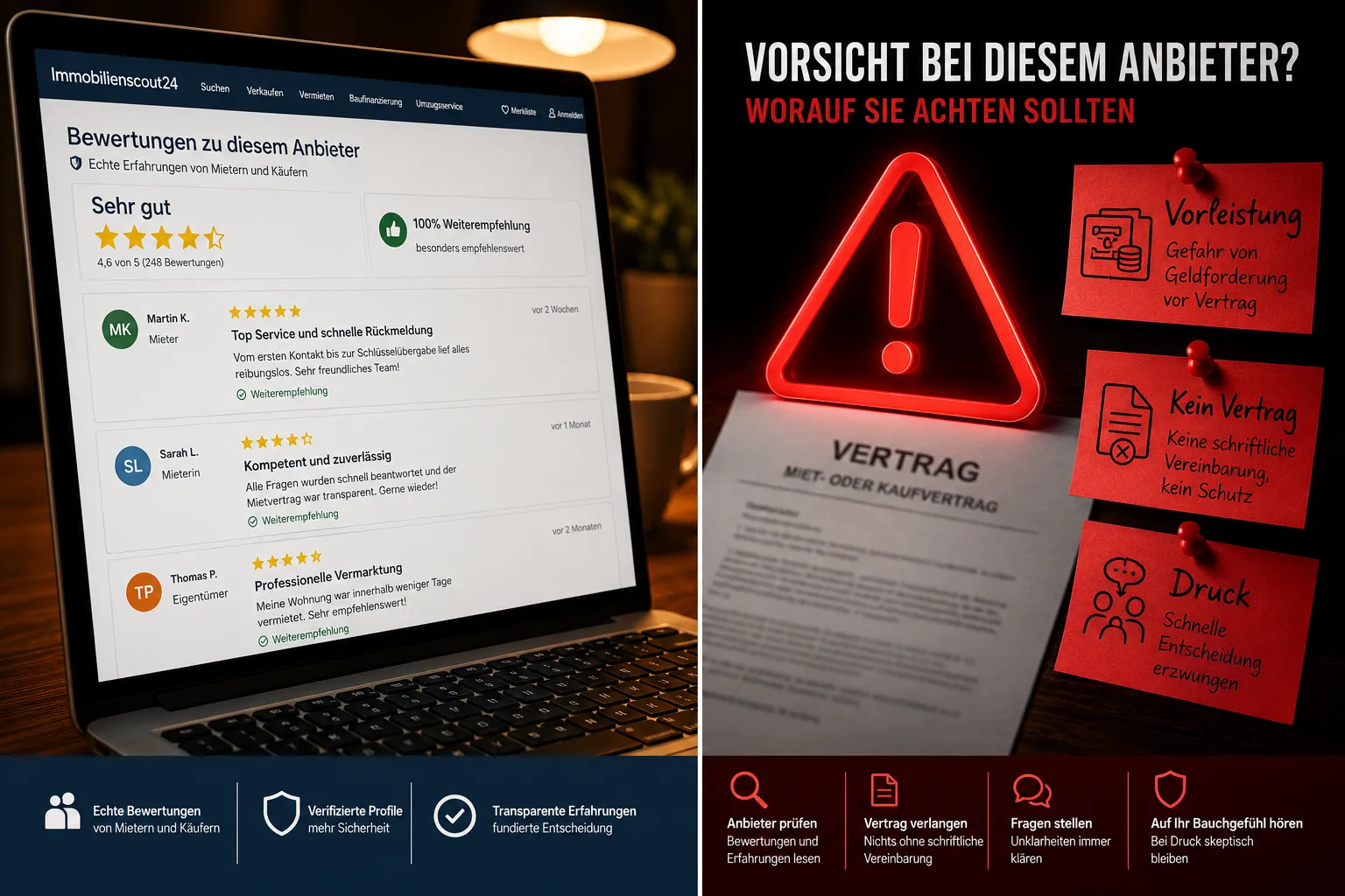 Beste Immobilienmakler finden in Ihrer Stadt: Kriterien, Bewertungsportale und wie Sie unseriöse Anbieter erkennen 2 Welche Bewertungsportale für Immobilienmakler sind zuverlässig?