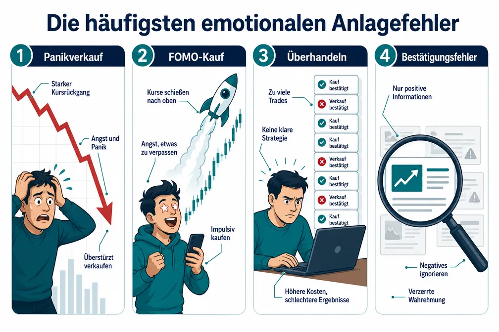 Welche Börsenfehler machen Anfänger am häufigsten?