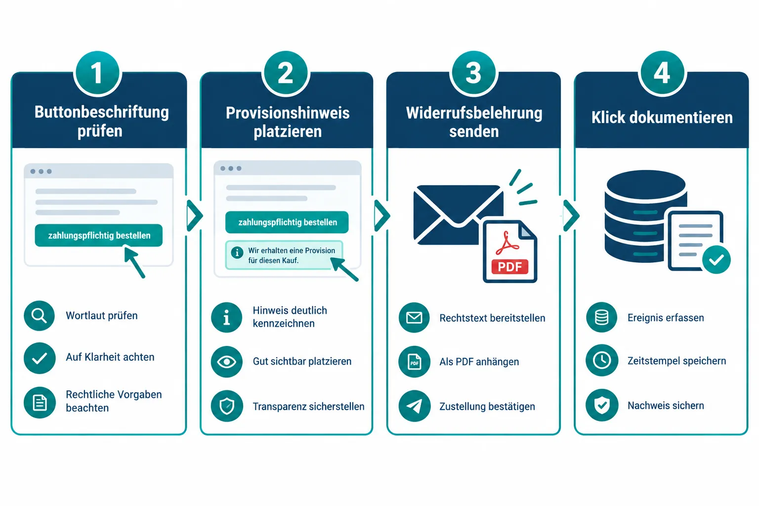 Maklervertrag online abschließen: Welche Buttons, Bestätigungen und Widerrufshinweise rechtssicher sind 1 Welche Buttons und Bestätigungen machen einen Online-Maklervertrag rechtlich bindend?