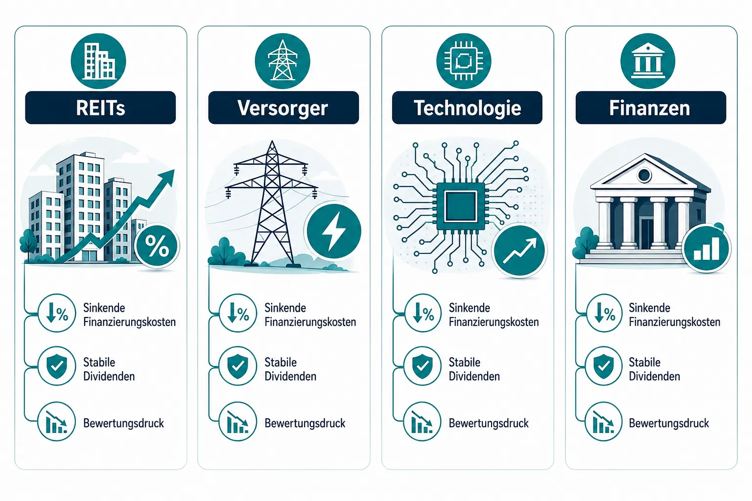 Aktienmärkte nach den Zinsentscheidungen 2026: Welche Sektoren jetzt besonders von der neuen Zinslandschaft profitieren 1 Welche Sektoren profitieren am meisten von niedrigeren Zinsen?