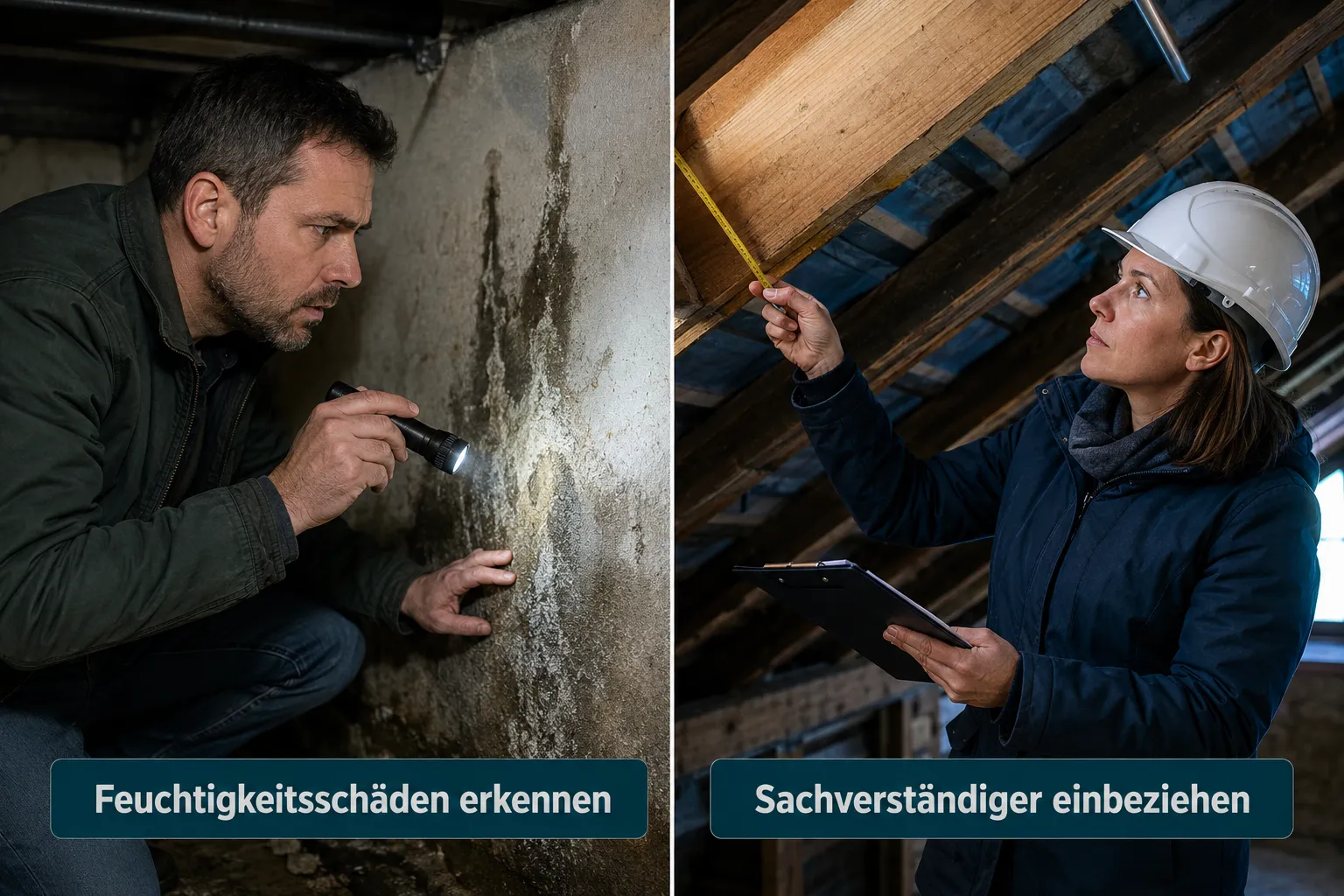 Erstbesichtigung Haus: Detaillierte Checkliste für Familien, die ihr erstes Eigenheim kaufen 2 Wie erkenne ich versteckte Schäden beim Haus besichtigen?