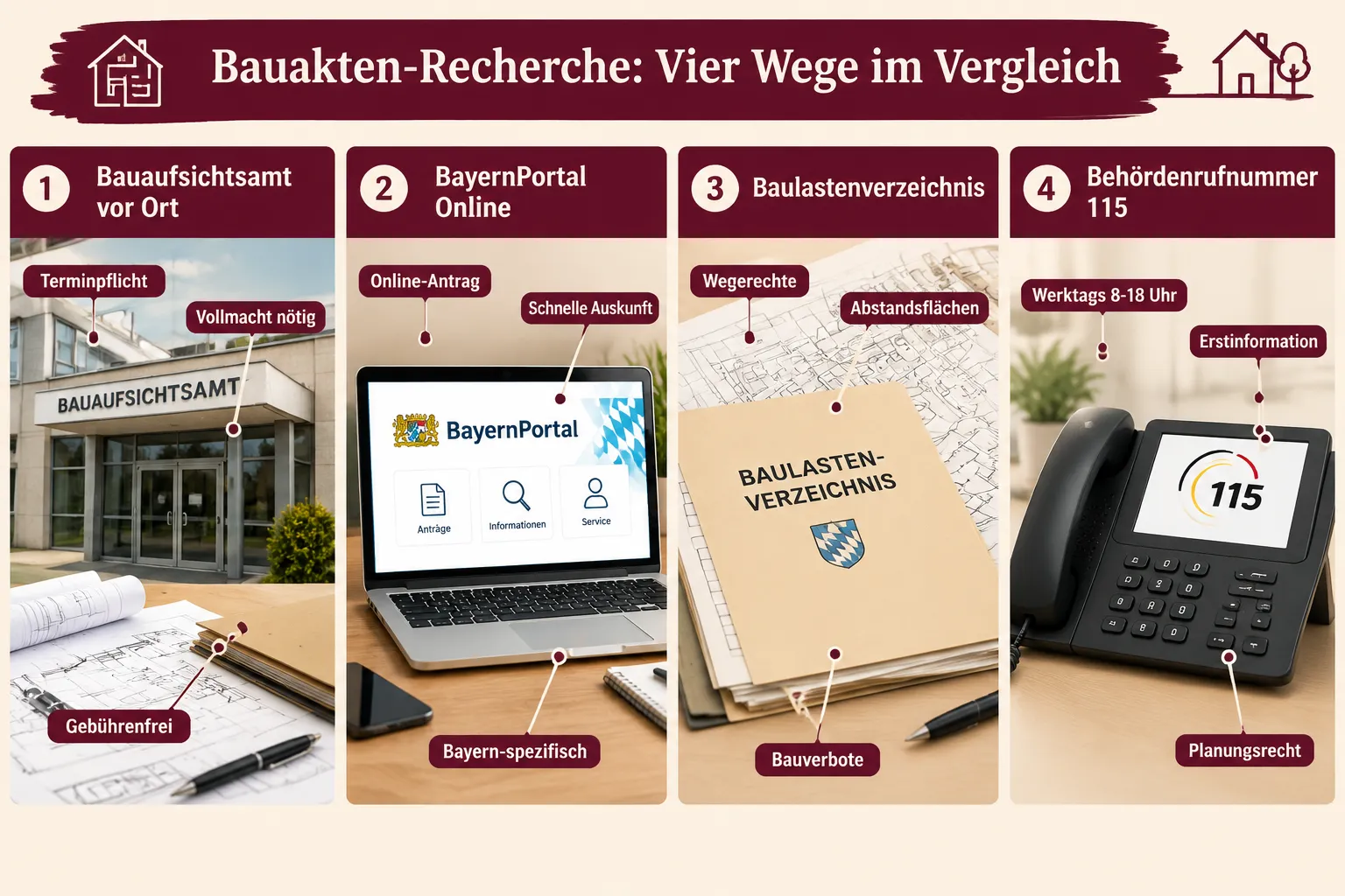 Nachbarschaftsrecherche bei Bestandsimmobilien: So prüfen Makler Lärm, Verkehr und Bauprojekte 2 Wie findet man heraus, ob in der Nähe gebaut wird?
