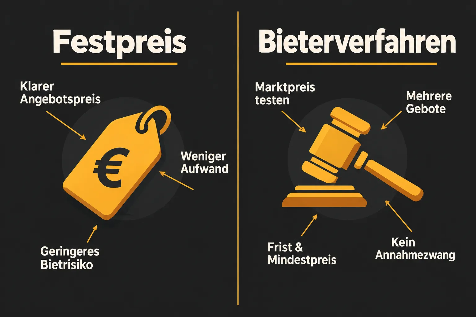 Immobilie ohne Makler verkaufen in der Großstadt: Besonderheiten bei hoher Nachfrage und Bieter-Verfahren 2 Wie hoch sollte ich den Preis ansetzen ohne Makler-Bewertung?