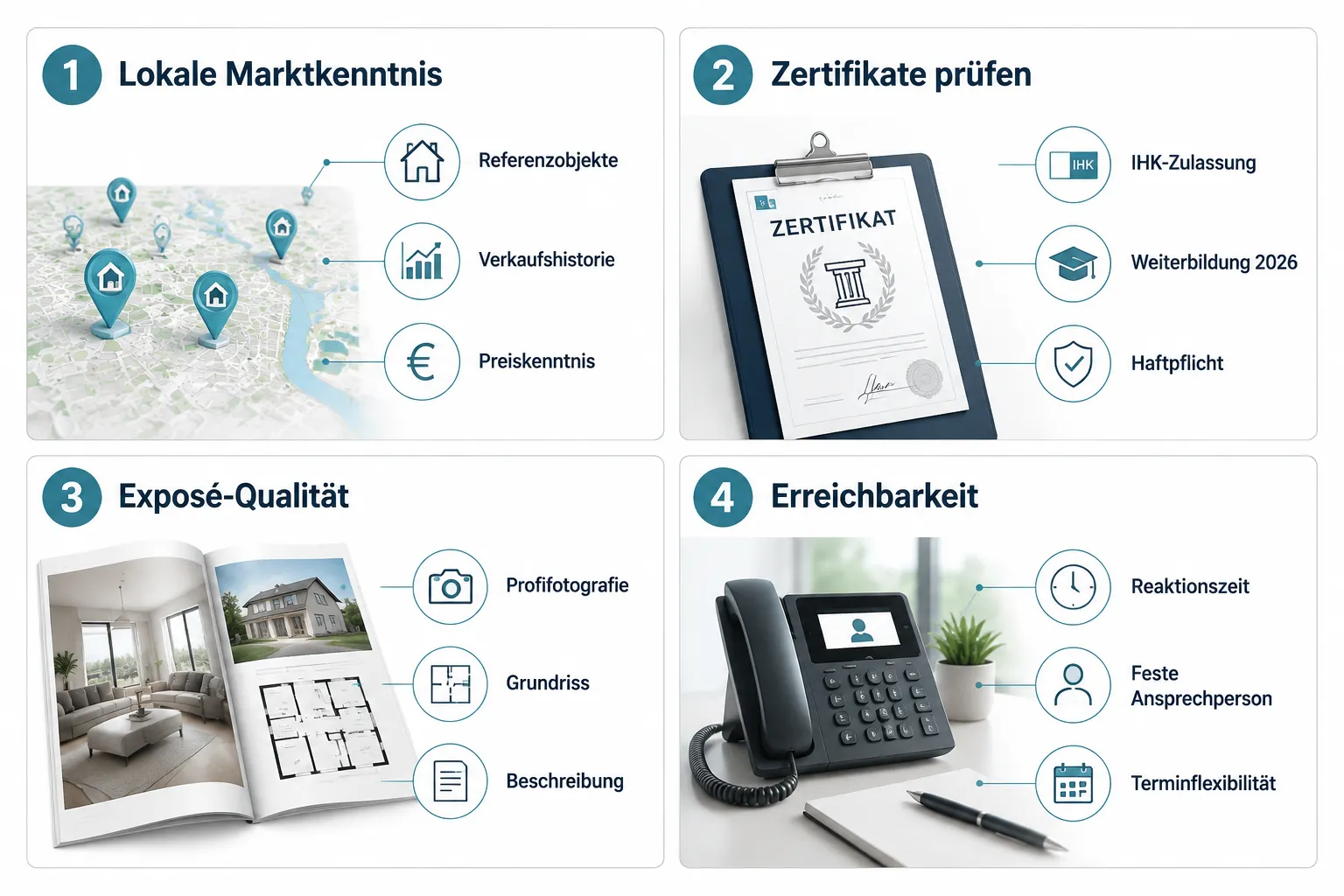 Beste Immobilienmakler finden in Ihrer Stadt: Kriterien, Bewertungsportale und wie Sie unseriöse Anbieter erkennen 1 Worauf sollte ich bei der Wahl eines Immobilienmaklers achten?